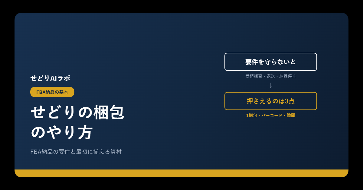 せどりの梱包のやり方|アイキャッチ