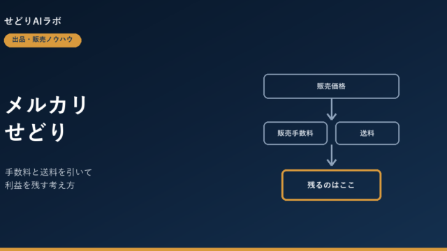 メルカリせどりの始め方 アイキャッチ