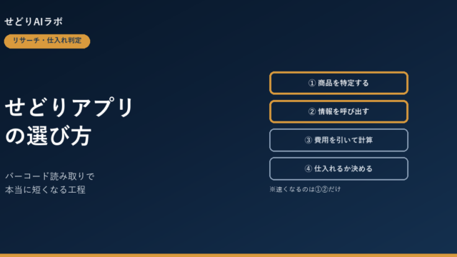 せどりアプリの選び方 アイキャッチ