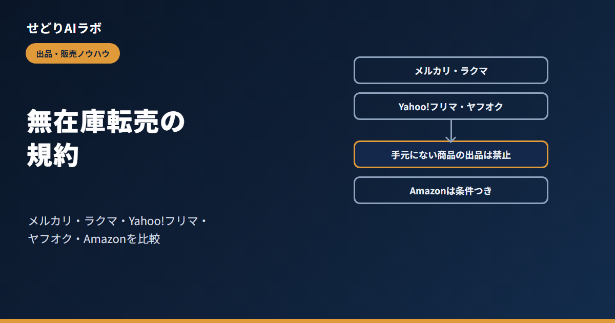 無在庫転売の規約(アイキャッチ)